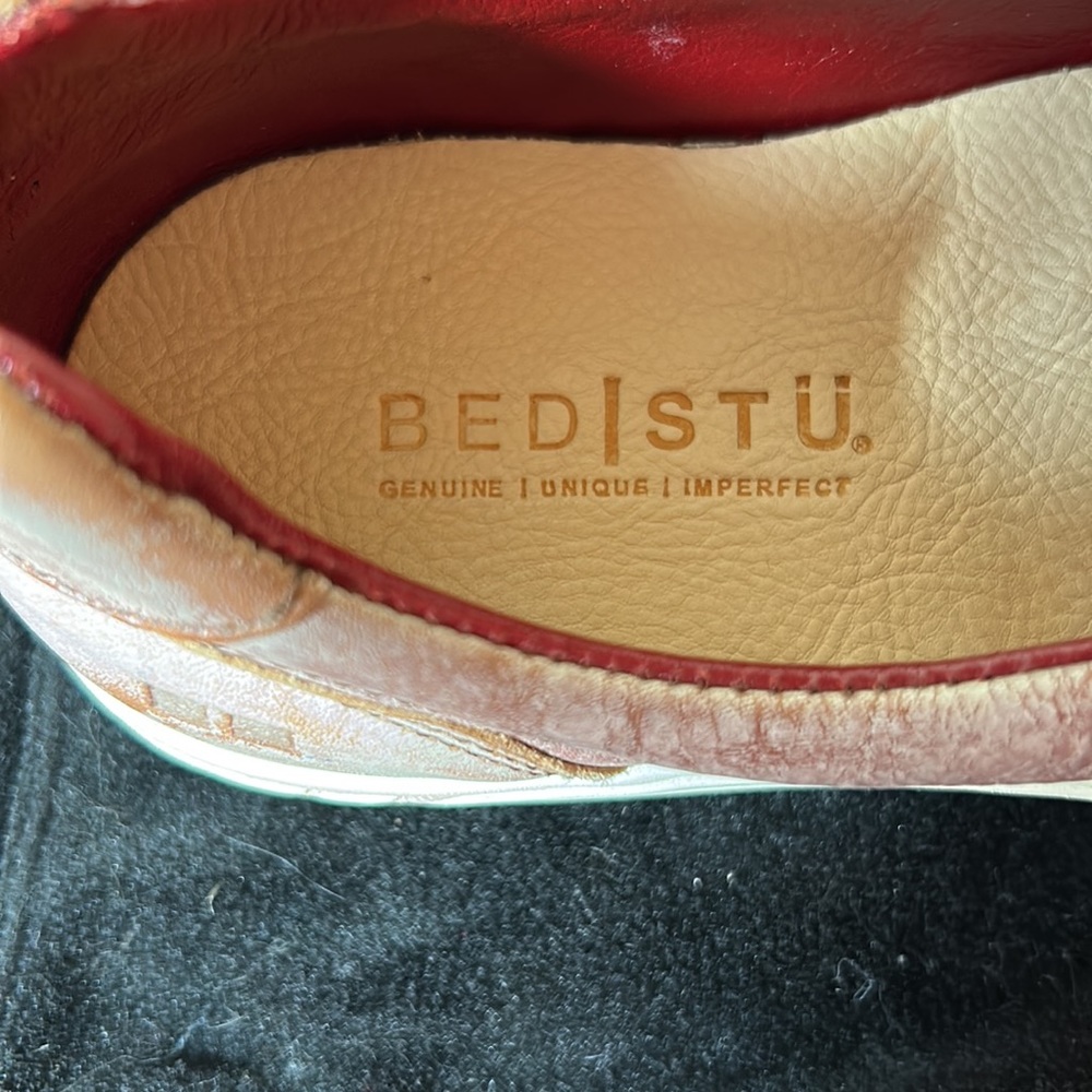 Bed Stu Rose Metallic Slip-On Loafers - Picture 3 of 5